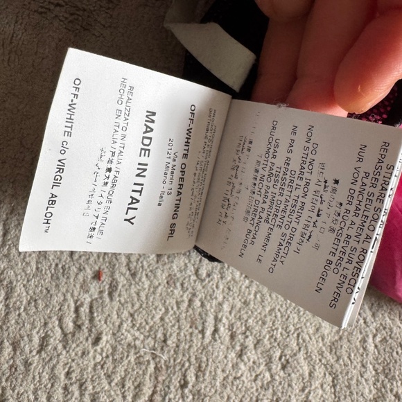 Off-White c/o Virgil Abloh Tie-Dye Active Shorts Size XS Featured in BAZAAR - Picture 7 of 10